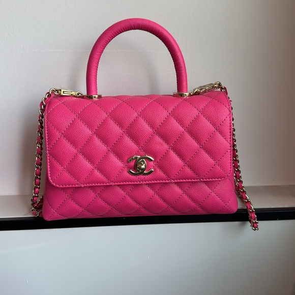 Chanel Caviar Quilted Coco Mini Handle Flap 💕 - Picture 8 of 9